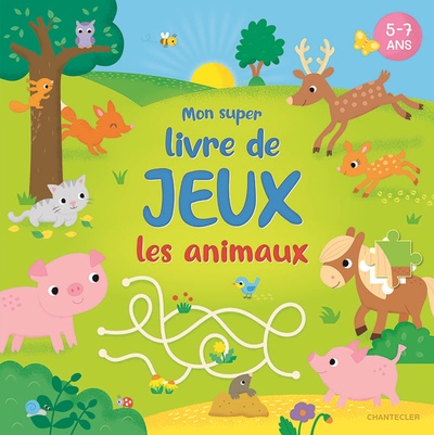 Mon super livre de jeux - les animaux