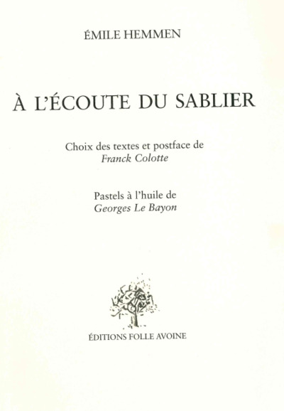 A l'écoute du sablier