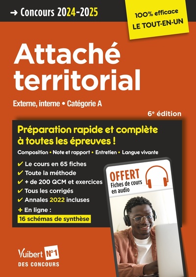 Concours Attaché territorial - Catégorie A - Préparation rapide et complète à toutes les épreuves !