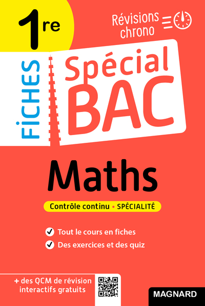 Spécial Bac Fiches Maths 1re Bac 2025 - Vito Punta