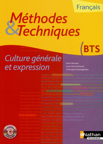 Méthodes Et Techniques - Culture Générale Et Expression Livre De L'Élève