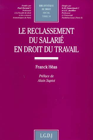 le reclassement du salarié en droit du travail