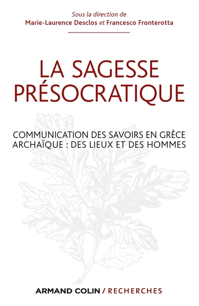 La sagesse présocratique