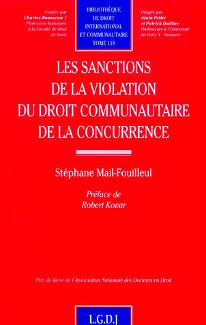 les sanctions de la violation du droit communautaire de la concurrence