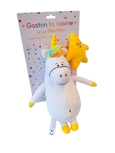 Peluche Gaston avec doudou étoile