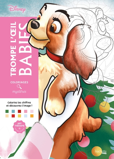 Coloriages Mystères Disney - Trompe L'Oeil Babies