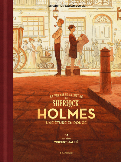 Sherlock Holmes : Une étude en rouge - illustré - Sir Arthur Conan Doyle