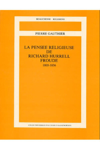 La pensée religieuse de Richard Hurrel frou