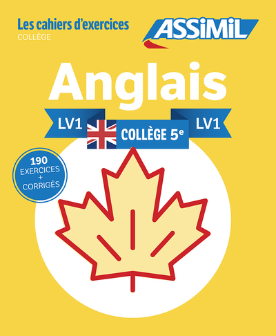 Anglais LV1 Collège 5e (cahier d'exercices)