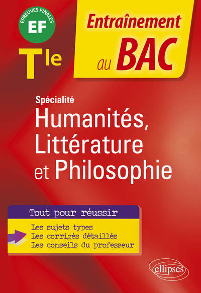 Spécialité Humanités, Littérature et Philosophie - Terminale