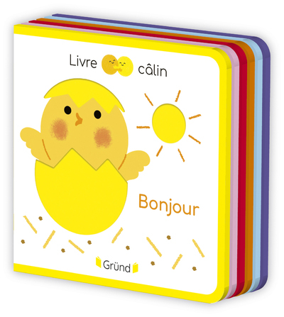 Livre câlin mini feutrine - Bonjour - Sophie Bouxom