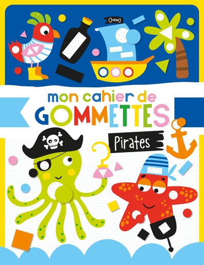 Mon Cahier De Gommettes - Les Pirates