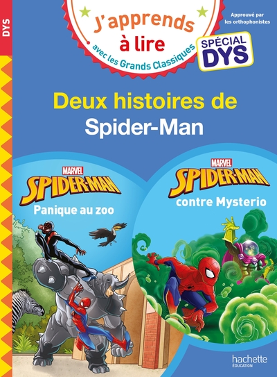Disney - Spécial DYS (dyslexie) - 2 Histoires de Spider-Man Niveau débutant