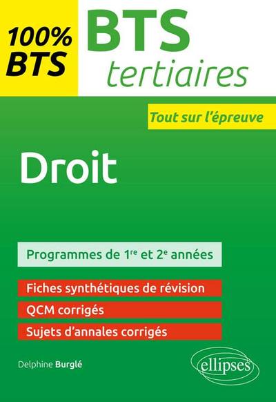 Droit - BTS Tertiaires - 1re et 2e années