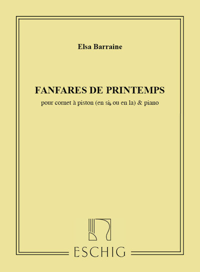 Fanfares De Printemps Trp-Piano (Cornet Sib Ou La