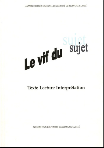 Le vif du sujet