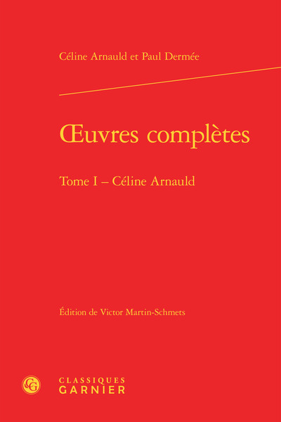 Oeuvres complètes - Volume 1