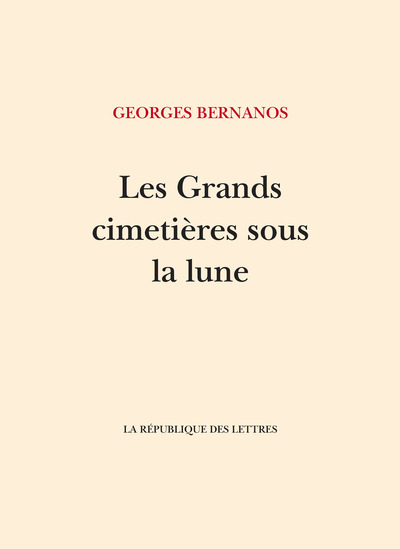 Les Grands cimetières sous la lune