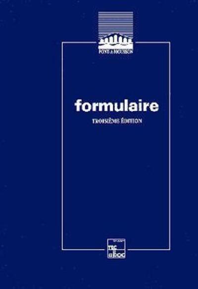 Formulaire (3° Éd.)