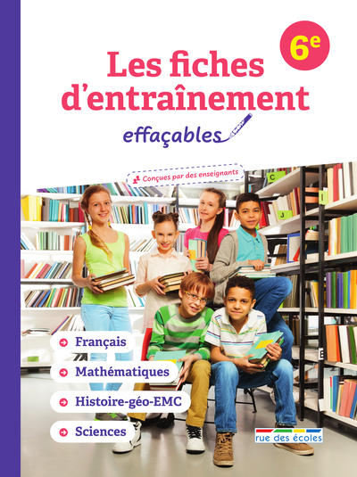 Les fiches d'entraînement effaçables 6e