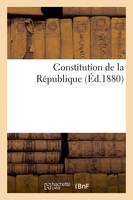 Constitution de la République