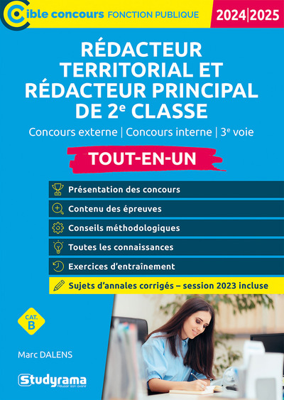 Rédacteur territorial et rédacteur principal de 2e classe (Concours 2025)