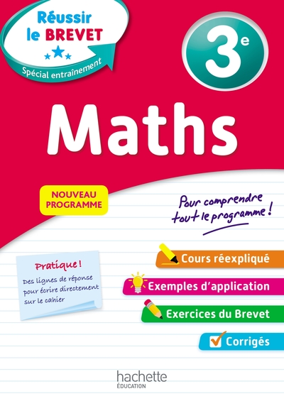 Maths 3e / nouveau programme