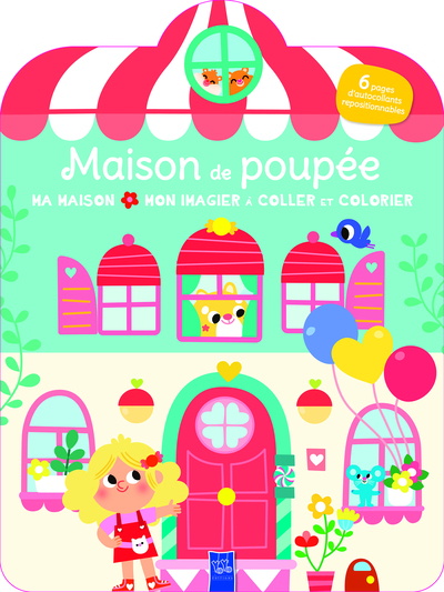 La maison de poupée coller colorier