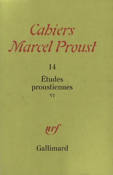 Études proustiennes Volume 6 - Michel Raimond