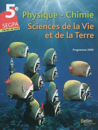 SEGPA 5e Physique-Chimie Sciences de la Vie et de la Terre