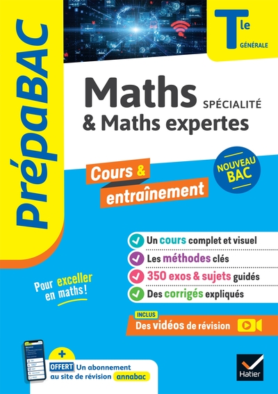 Prépabac - Maths (spécialité) & Maths expertes (option) Tle générale - Bac 2025 - Martine Salmon