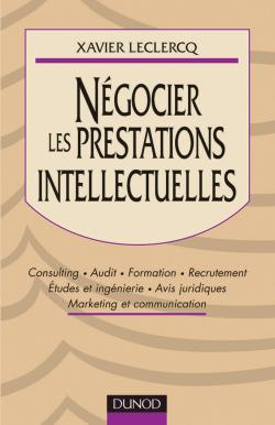 Négocier des prestations intellectuelles