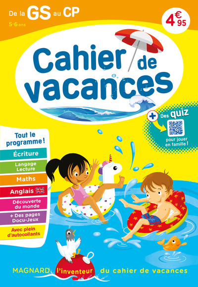 Cahier De Vacances 2024, De La Gs Vers Le Cp 5-6 Ans, Magnard, L’Inventeur Du Cahier De Vacances - Odile Semenadisse