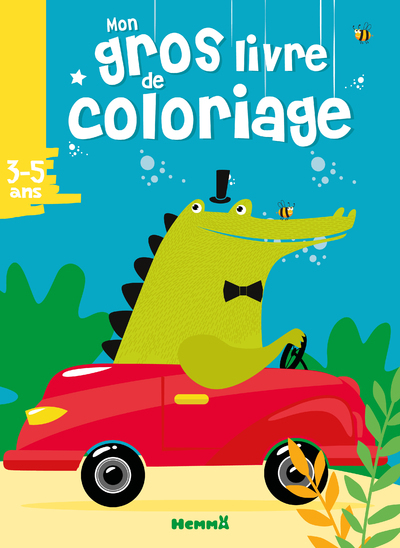 Mon gros livre de coloriage (Croco voiture) - Collectif