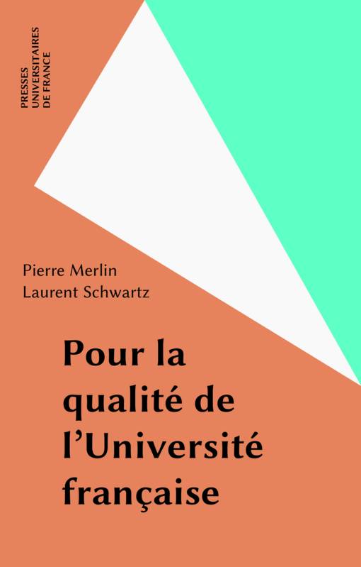 Pour la qualité de l'université française