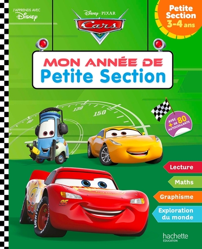 Cars Mon année de Petite Section - Disney.Pixar,