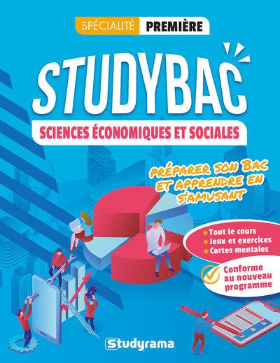 Studybac Sciences Économiques Et Sociales  – Spécialité Première, Préparer Son Bac Et Apprendre En S'Amusant