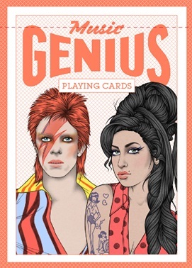 Music Genius Playing Cards /anglais