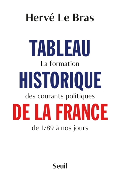 Tableau historique de la France - Hervé Le Bras