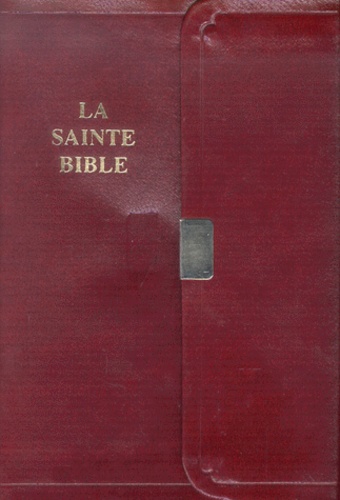 La Sainte Bible. Edition à fermeture pression