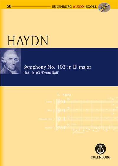 Symphonie N° 103  En Mi Bémol Majeur "Roulement De Timbale", Symphonie "Londonienne" N° 8. Hob. I: 103. Orchestra. Partition D'Étude. - Joseph Haydn