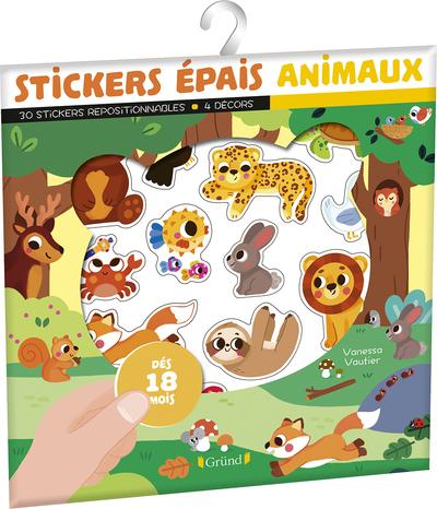 Stickers épais - Animaux