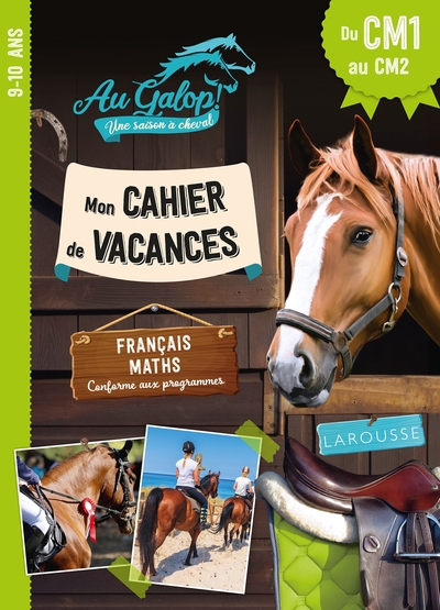 Cahier de vacances AU GALOP du CM1 au CM2