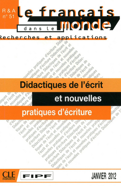 Didactique de l'ecrit, nouvelles ecritures et plurri - recherche et applications n51