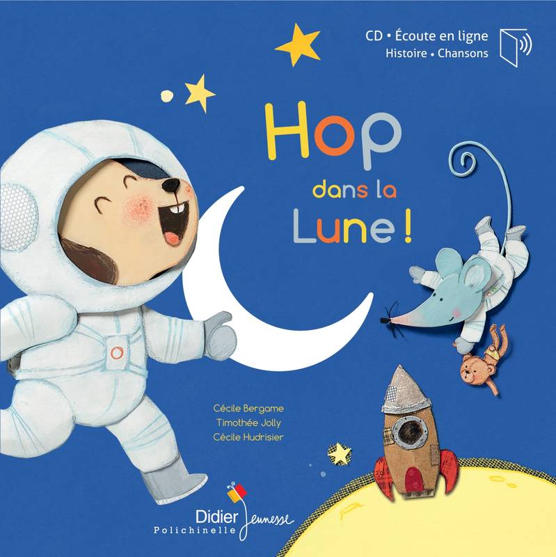 12 - Hop, dans la Lune ! - livre-CD