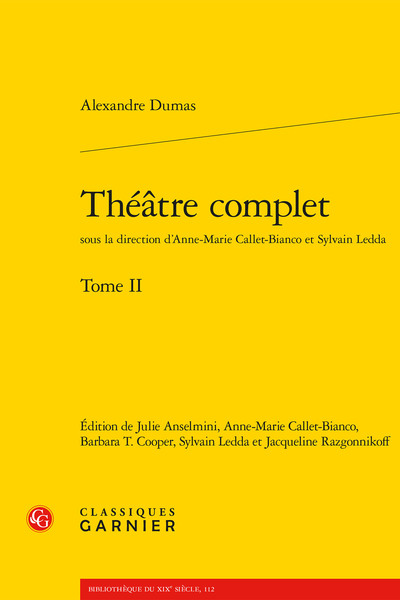 Théatre complet - Volume 2