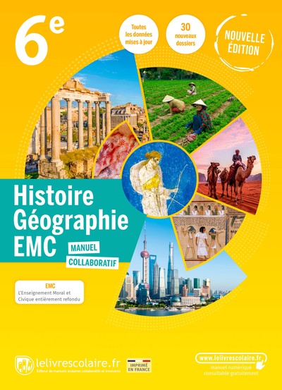 Histoire-Géographie 6e, Edition 2022 - Lelivrescolaire.fr