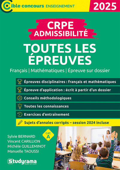 CRPE – Admissibilité – Toutes les épreuves (Concours 2024-2025)