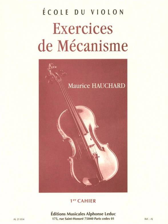 Exercices De Mecanisme, Vol. 1 Violon