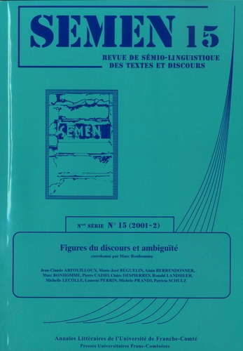 Semen N° 15 (2001-2) Volume 15